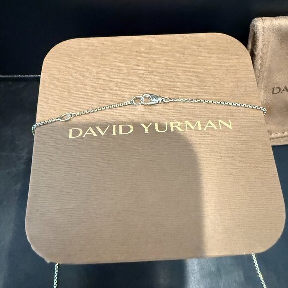 DAVID YURMAN CHAIN 16”-18" in sterling silver, 1.25mm (with extras) - Picture 3 of 14
